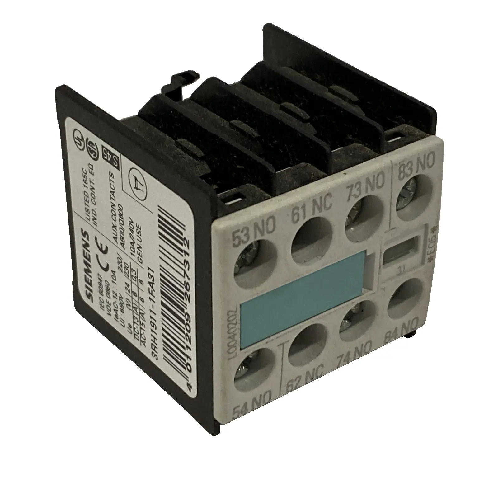 3RH1911-1FA31 | Siemens  Auxiliary Contact Block - Used