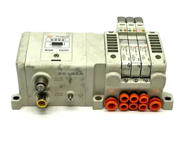VV5QC11-03N7SDZENN0-S | SMC  Manifold Base w/ EX250-SEN1 SI Unit - Used