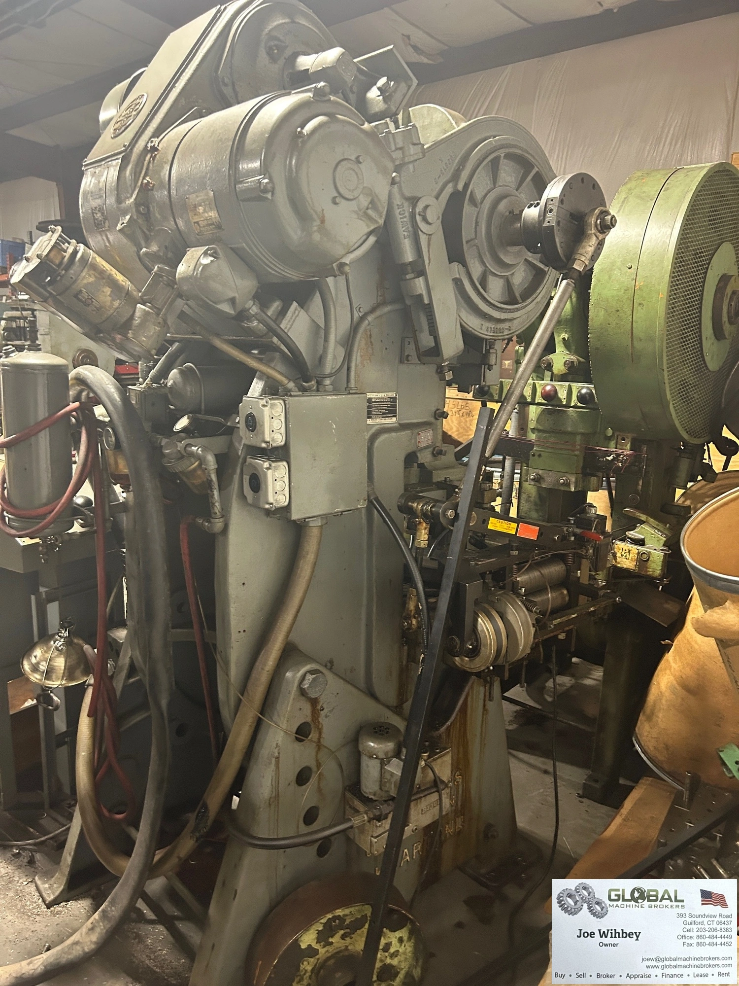 L&J No. 45 Stamping Press 1.5" Stroke 12" SDAU W Feed