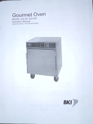 72-0395 BKI Whisperflo GO-36 Electric Cook and Hold Oven