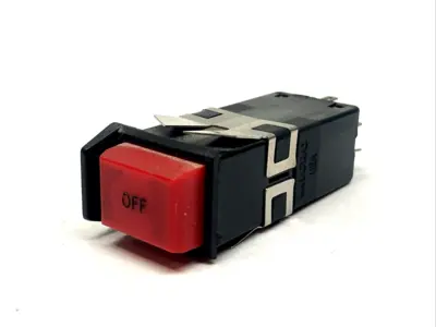 USED HONEYWELL CONTROL RED OFF PUSHBUTTON SWITCH