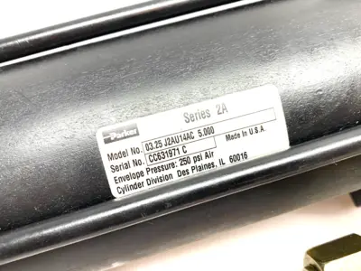 Used Parker Series 2A Heavy Duty Pneumatic Cylinder Pneumatic Cylinders Michigan US | Maverick Industrial Sales #1489763