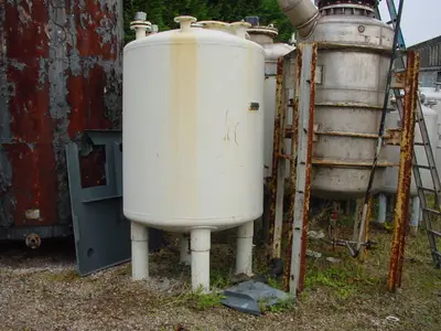 2350 L M/S Rubber Lined Pres/Vac Vessel