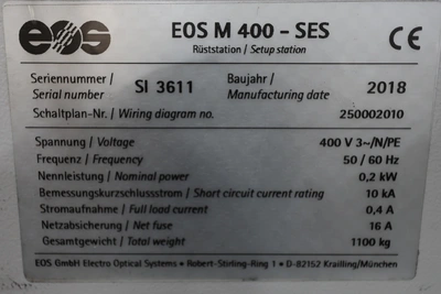 2018 EOS M 400-4 3D Printers | Elevation Machine (7)