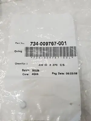 USED O-RING 009767-001