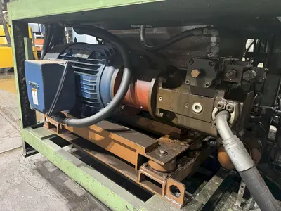 HERTWICH ENGINEERING MODEL #HE-300-30/A SWARF PUCK BRIQUETTER PRESS MACHINE: STOCK #23344