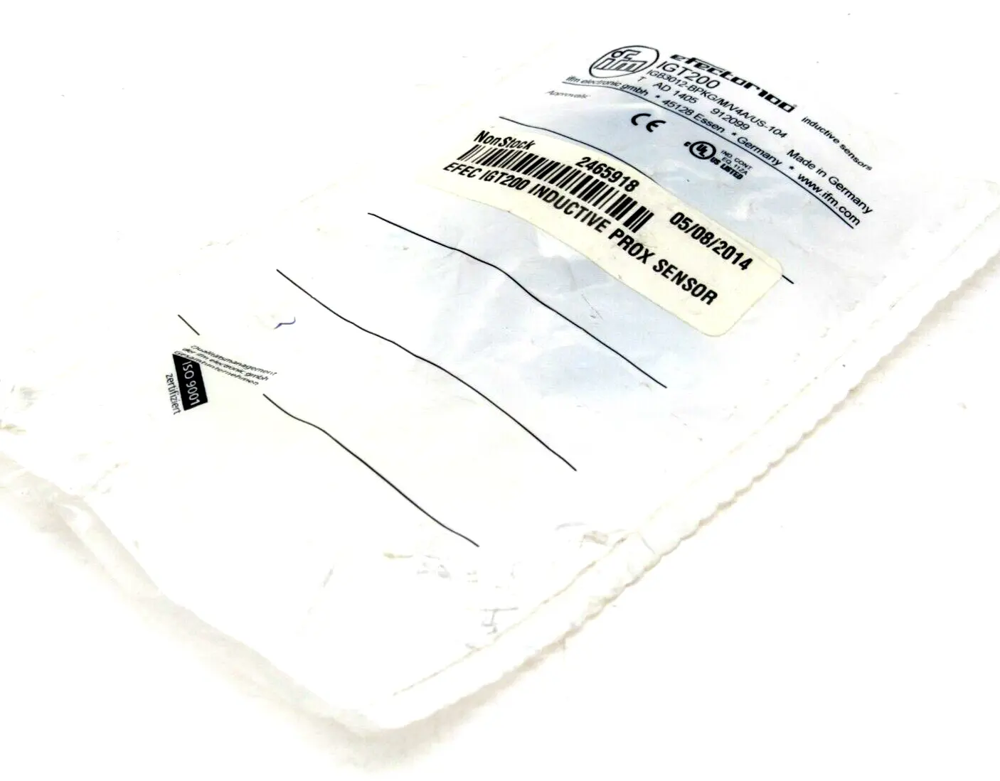 NEW IFM EFECTOR IGT200 INDUCTIVE SENSOR IGB3012-BPKG/M/V4A/US-104