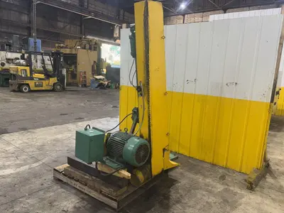 15 HP G&P MODEL 4168 4" X 168" BELT GRINDER: YOBRO #24126