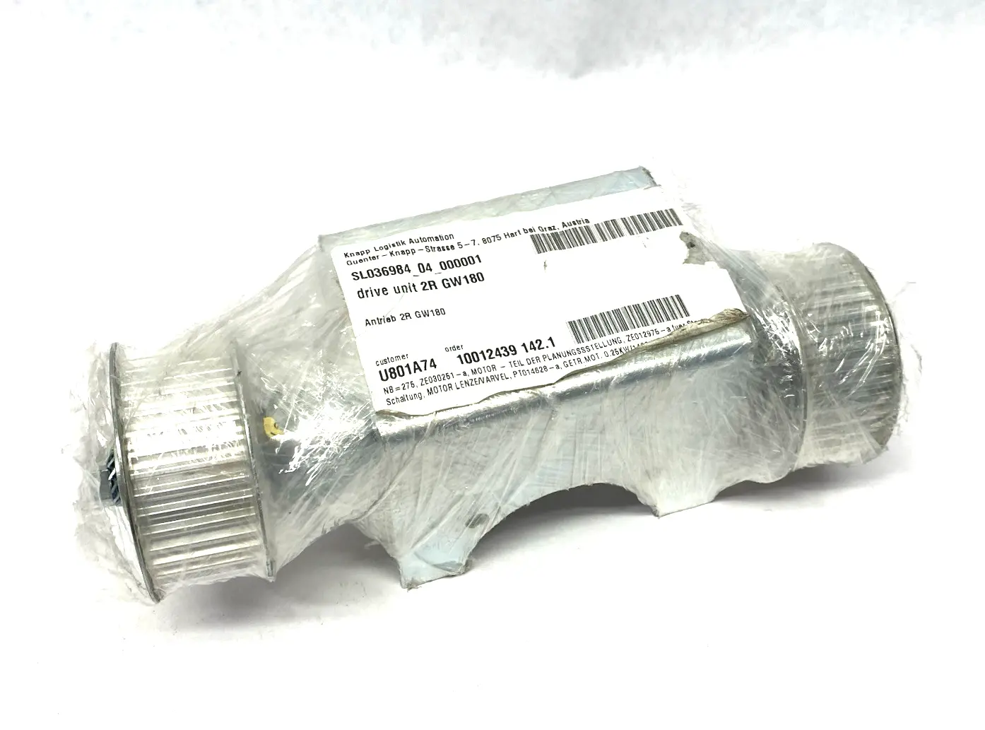 New | in-Stock Knapp Drive Unit 2R GW180 Roller Conveyors Michigan US | Maverick Industrial Sales #1398814