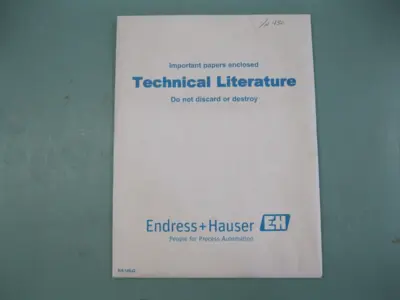 NEW Endress Hauser FMP40-TLN2YY9B21JB