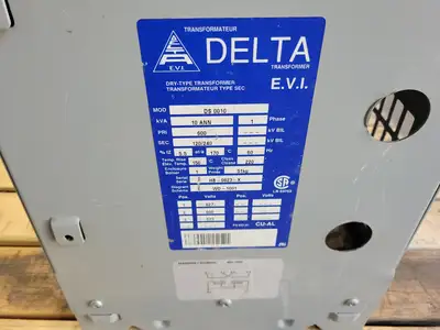 Used DELTA EVI DS 0010 Transformers British Columbia CA | Lenmark #1426863