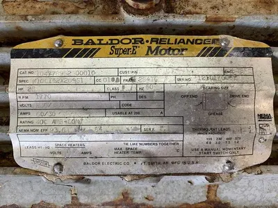 USED BALDOR-RELIANCE SUPER-E