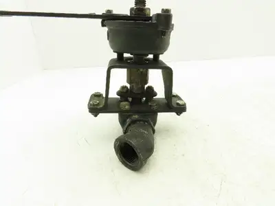 Jamesbury TORQ-HANDLE 1" Ball Valve M-F with Spring Return-to-Closed Handle