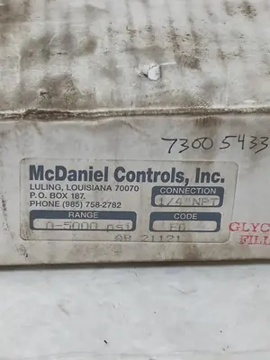 New | in-Stock MCDANIEL CONTROLS AB-21121 Universal Pressure Meters Ohio US | Surplus Asset Holdings #1243705