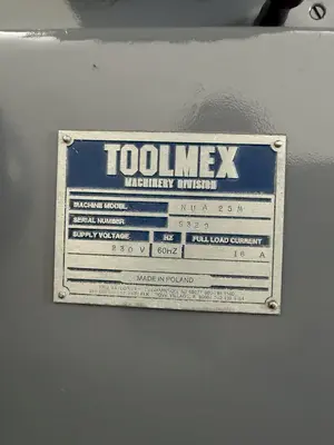 USED 1988 TOOLMEX NUA-25M