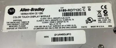 USED Allen-Bradley Versa View CE 1250