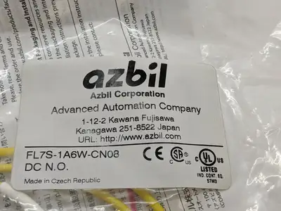 New | in-Stock Azbil FL7S-1A6W-CN08 Proximity Sensors Michigan US | Maverick Industrial Sales #1486176