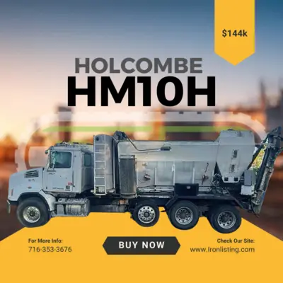 Holcombe HM10H Volumetric Concrete Mixer | Iron Listing (1)