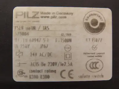 Used PILZ _UNKNOWN_ Relays & Switches Indiana US | Arrow Industrial #1408357