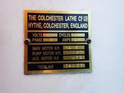 USED CLAUSING COLCHESTER MASTIFF VS