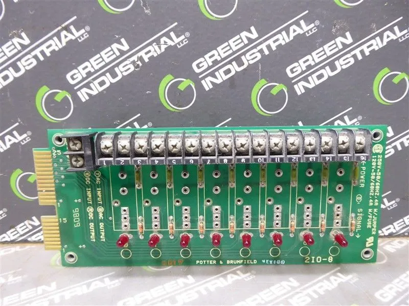 Potter & Brumfield 2IO-8 Control Board Used
