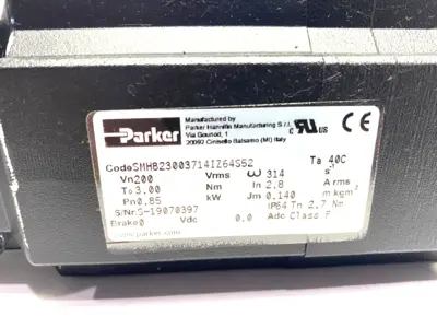 Used PARKER BRUSHLESS SERVO MOTOR 0 BRAKE W/ PM 62 GEAR UNIT 46:1 Servo Motors | Maverick Industrial Sales #1105326
