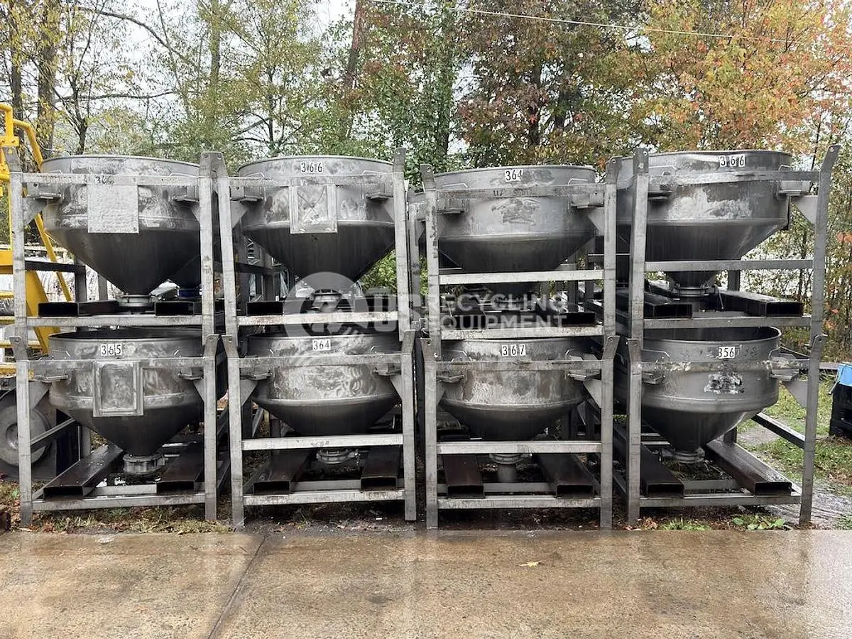 Unknown Manufacturer: Used 23 Stainless Storage Hoppers