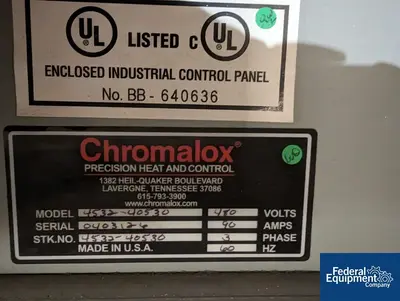 USED Chromalox 10KW Chromalox Oil Heater