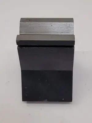 MACHINIST V-BLOCK - H: 2-7/8”, W: 2-1/2”, L: 2” DIMENSIONS