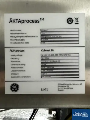 USED GE Healthcare GE Healthcare Ã„KTAprocess Liquid Chromatography System