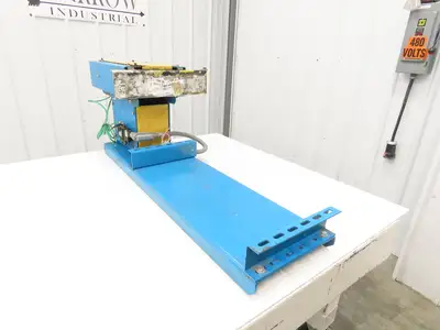 Hytrol Conveyor Pneumatic Box Pusher Sorter 8" Stroke 4x16" Kicker Plate