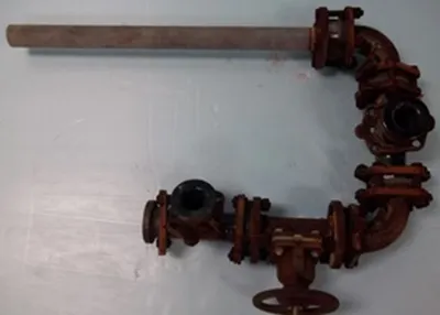 QTY. 1. PFAUDLER GLASS LINED GLOBE VALVE WITH THRE...