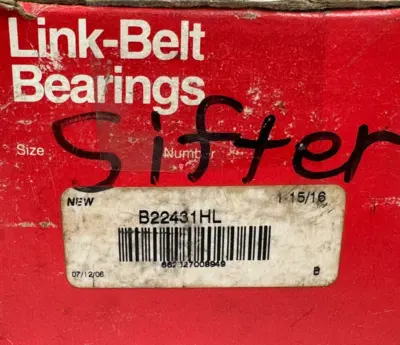 NEW REXNORD / LINK-BELT B22431HL SPHERICAL ROLLER BEARING