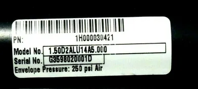 NEW PARKER 1H000030421 CYLINDER 1.50D2ALU14A5.000