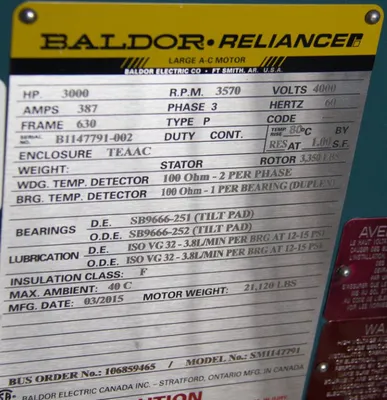 NEW BALDOR SM1147791