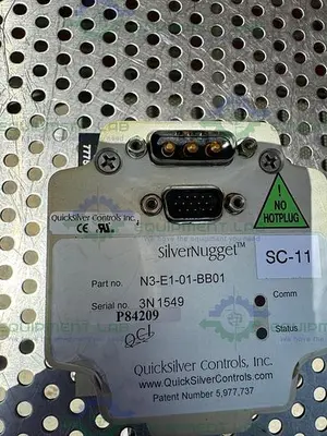 USED QUICKSILVER CONTROLS N3-E1-01-BB01 SILVERNUGGET SERVO CONTROLLER