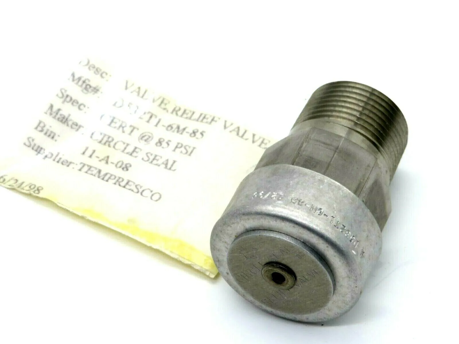NEW CIRCLE SEAL CONTROLS D532T1-6M-85 RELIEF VALVE D532T16M85