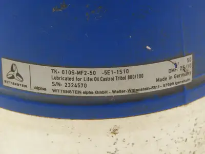 Wittenstein TK010S-MF2-50-5E1-1S10 Hypoid Right Angle Gearbox 50:1 Shaft 19mm ID