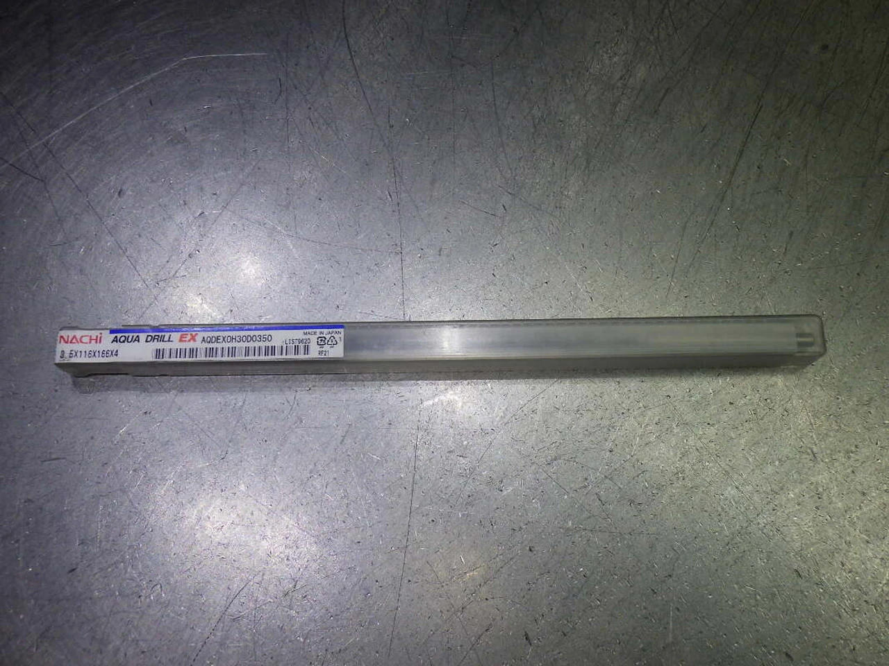 Nachi 3.5mm Coolant Thru 30xD Carbide Drill 4mm Shank AQDEXOH30D0350 (LOC1318D)