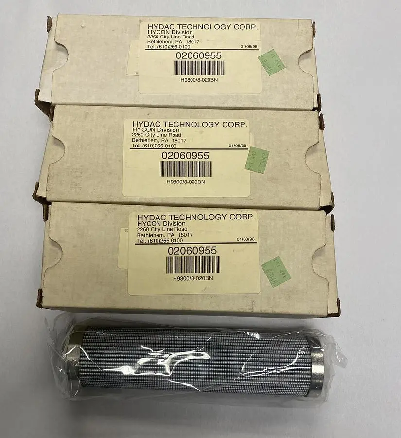 New | in-Stock HYDAC 02060955 Filters Ohio US | Surplus Asset Holdings #1236431