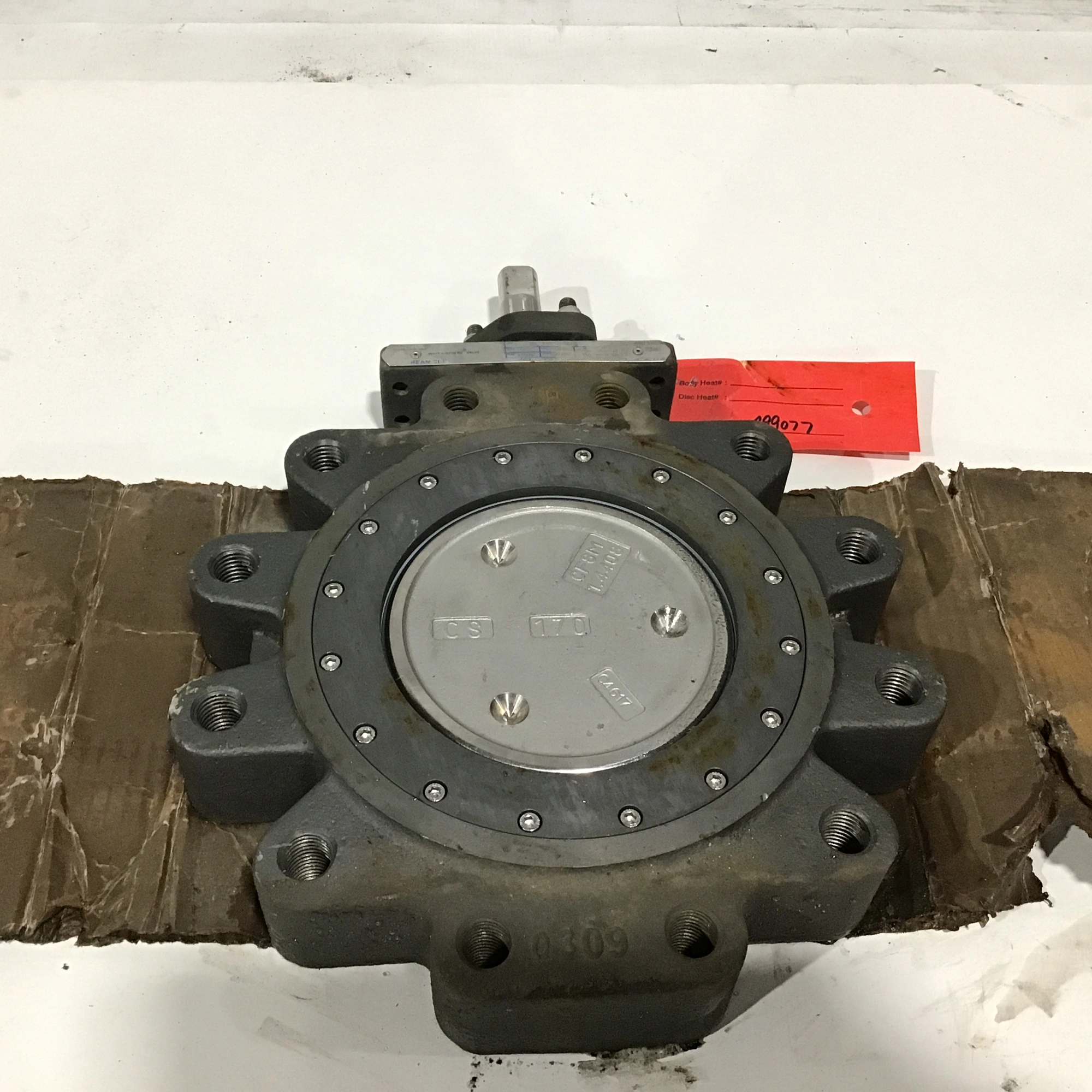 JAMESBURY 830L1122HBXZ WAFER-SPHERE BUTTERFLY STAINLESS STEEL VALVE