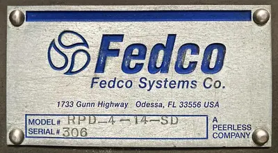 USED FEDCO SYSTEMS RPD-4-14-SD