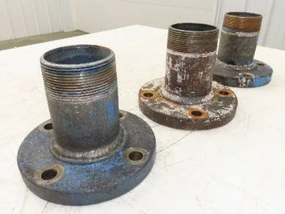 Weldbend 3" Butt Weld Flange x 3" NPT Pipe Nipple 6"Height #150  Lot of 3