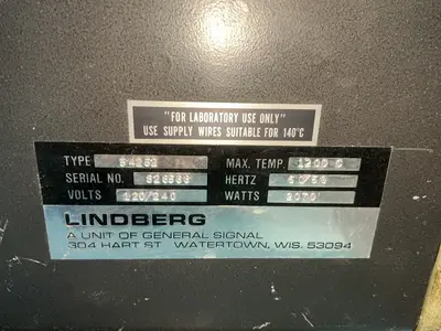 Used LINDBERG 54252 Heat Treating Units Ohio US | HGR 24 #1343559