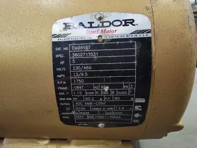 USED BALDOR EM3615T