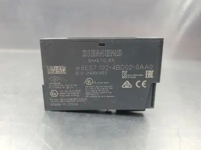 Used Siemens 6ES7 132-4BD02-0AA0 SIMATIC S7 Digital Input Module PLC Input & Output | Palmetto Automation #1150701