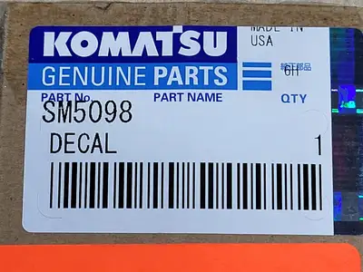 NEW KOMATSU SM5098