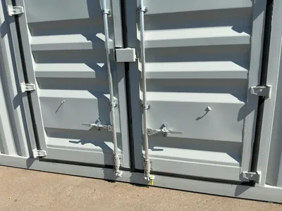 2026 40’L x 8’W x 9’ 6”T High Cube Shipping/Ground Container, swing doors on one end and four sets o...