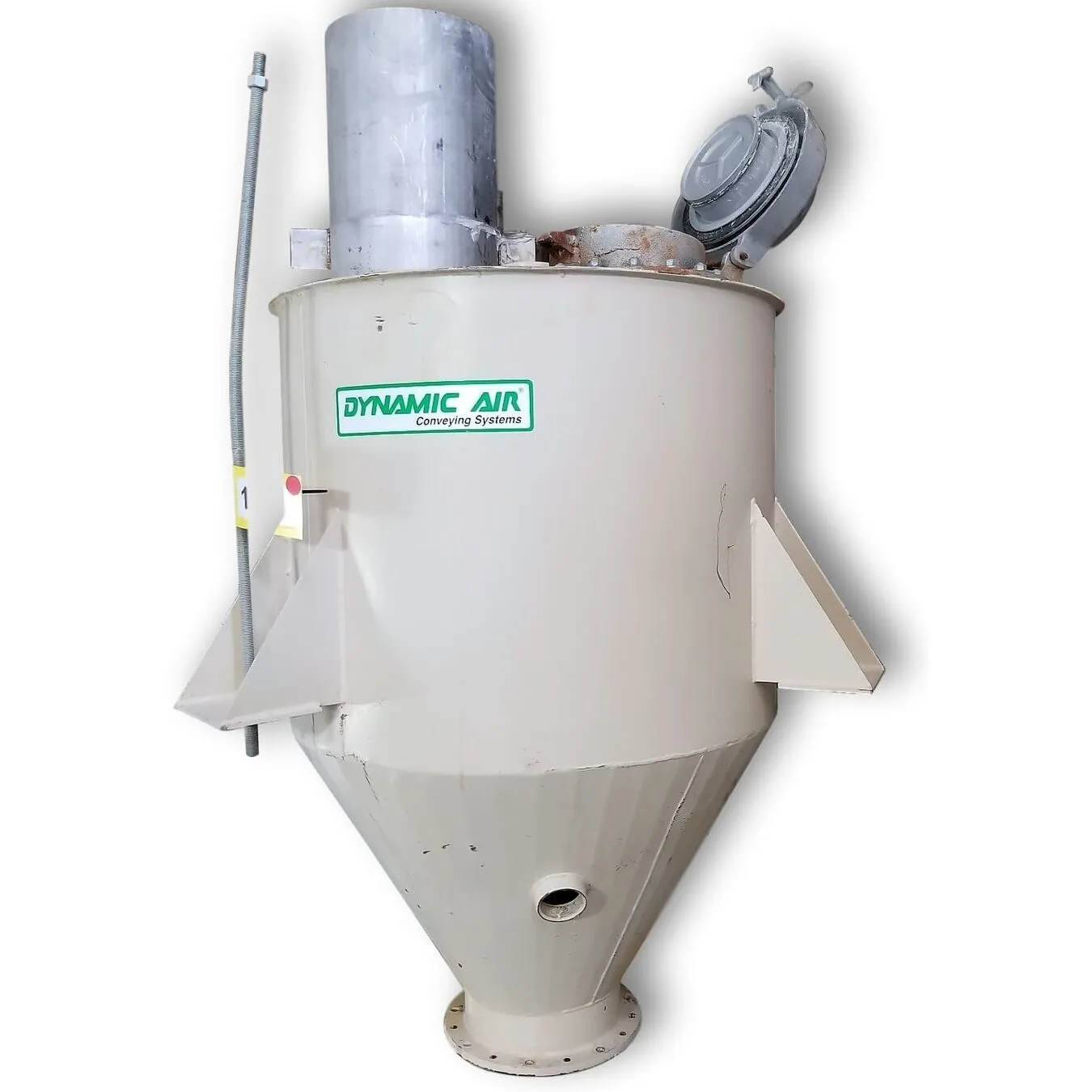 Used Dynamic Air Carbon Steel Hopper Bin Material Air Separator