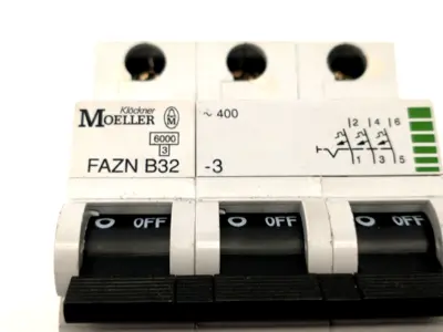 Used Klockner Moeller FAZNB32, FAZNB32-3, FAZNB32/3, FAZNB32 -3 Circuit Breakers Michigan US | Maverick Industrial Sales #1486163